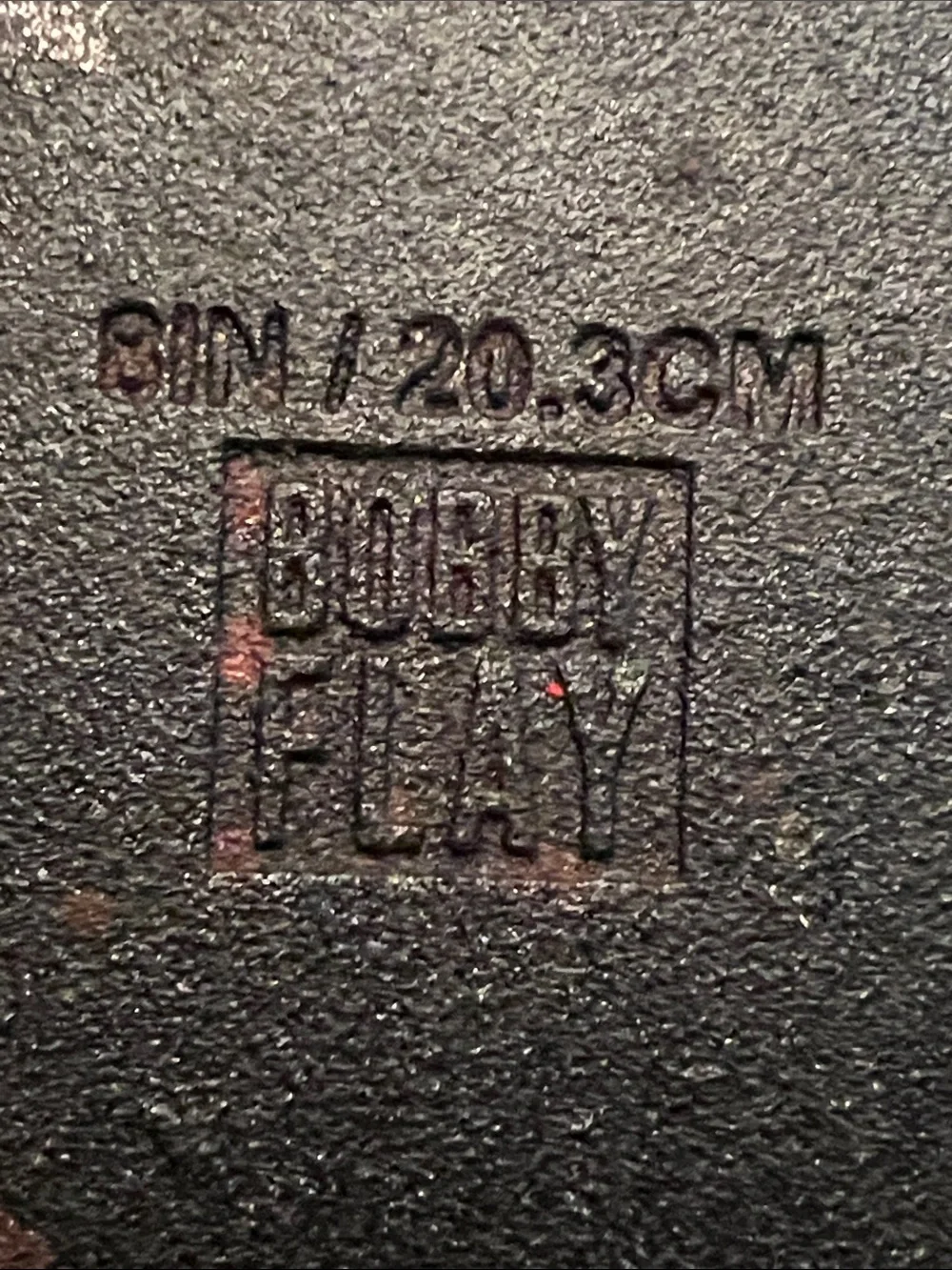 Bobby Flay Black Cast Iron Skillet- gently used